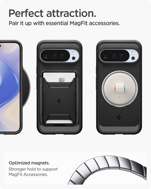 Spigen כיסוי ל-Pixel 10 Pro XL – Rugged Armor (MagFit)